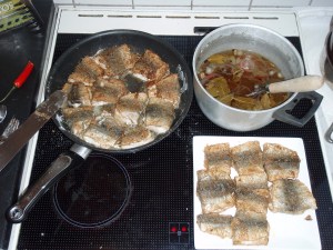 Stegte Sild i eddike