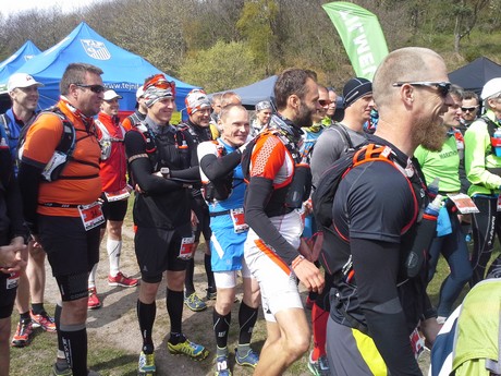 Lige før start på 100 miles